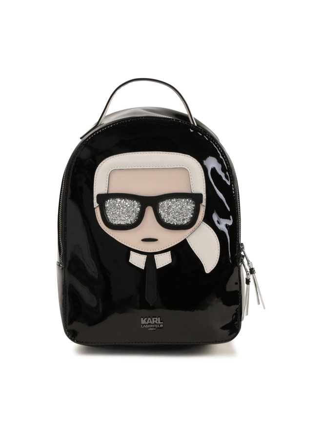 KARL LAGERFELD KIDS Rucksack schwarz ikonisch