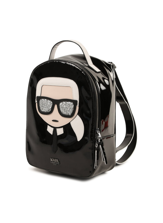 KARL LAGERFELD KIDS Rucksack schwarz ikonisch