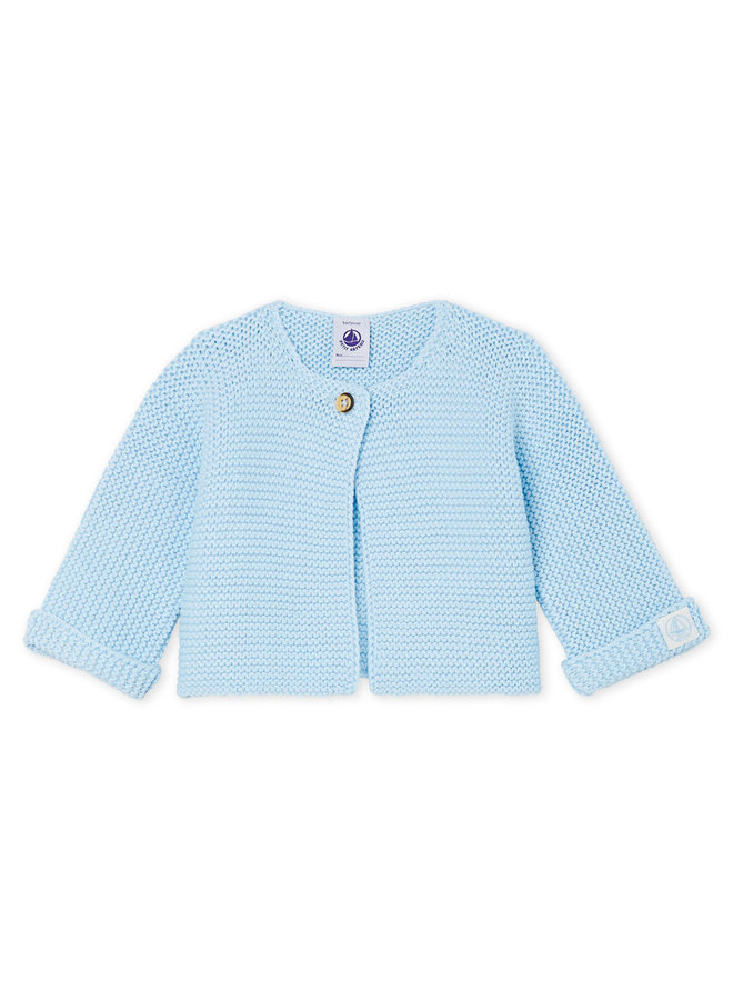 Petit Bateau Cardigan hellblau Baby