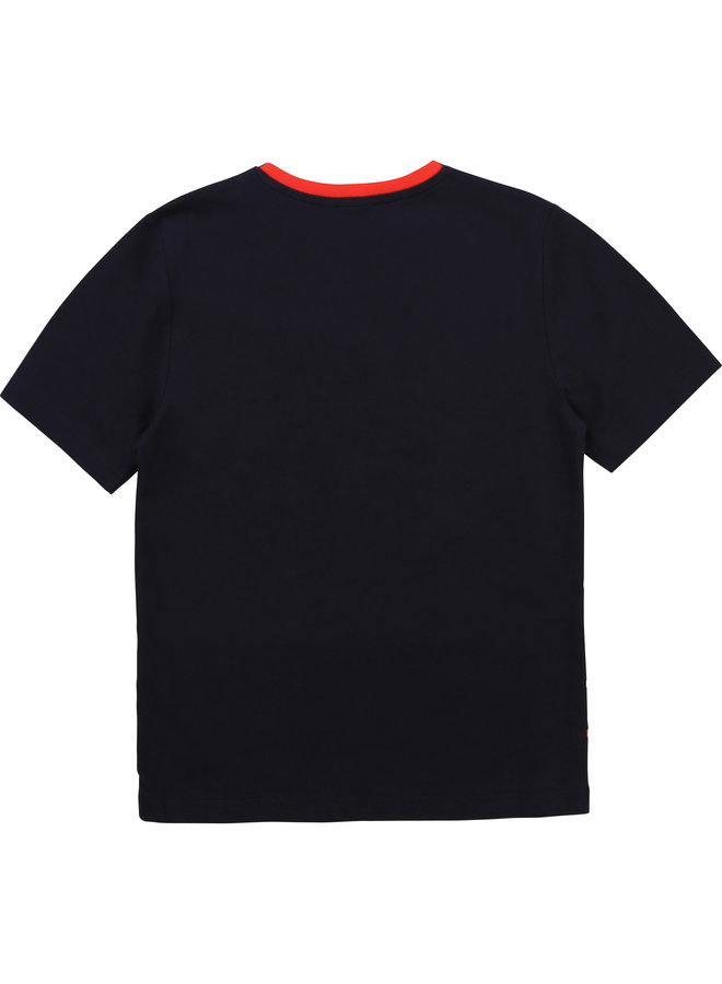 HUGO BOSS Kinder T-Shirt marine Streifen und Logo