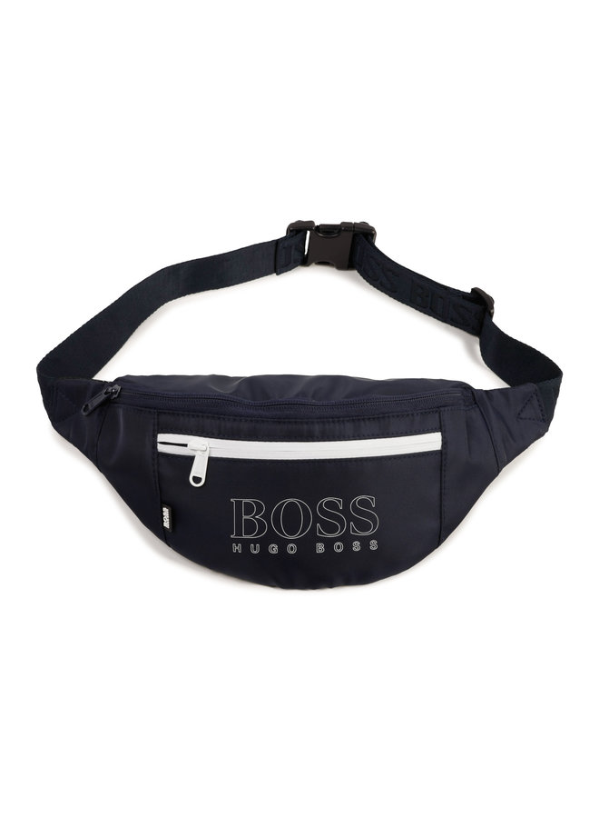 HUGO BOSS KIDS Gürteltasche schwarz mit Logo