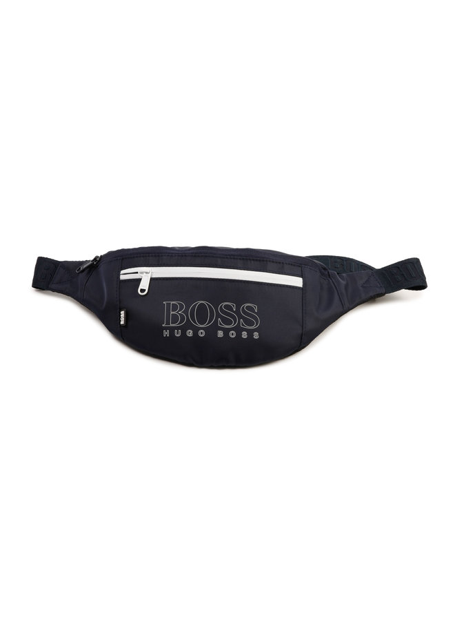 HUGO BOSS KIDS Gürteltasche schwarz mit Logo