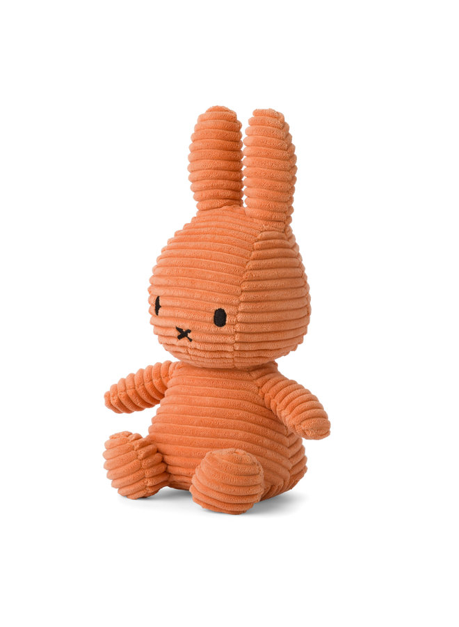 Miffy aus Cord sitzend Farbe Pumpkin / kürbis 23 cm