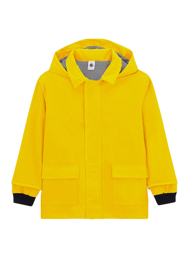 Petit Bateau klassische Regenjacke gelb