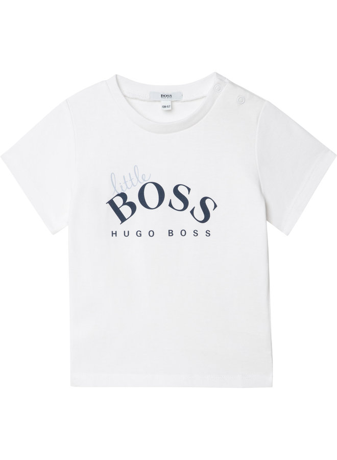 HUGO BOSS Baby T-Shirt Logo Little Boss navy 3-18 Monate