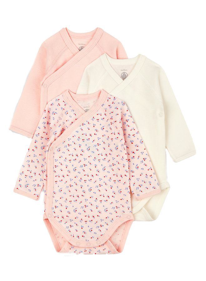 Petit Bateau Baby Bodyset Mädchen 3 Teile