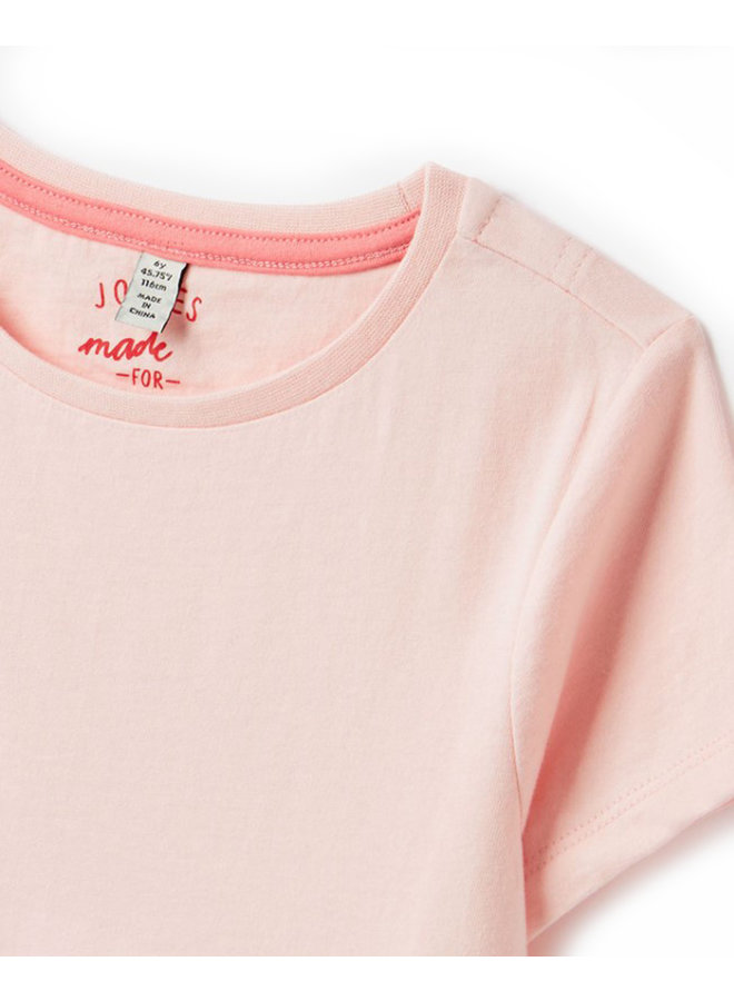 TOM JOULE T-Shirt Astra Pinguine Pailletten rosa