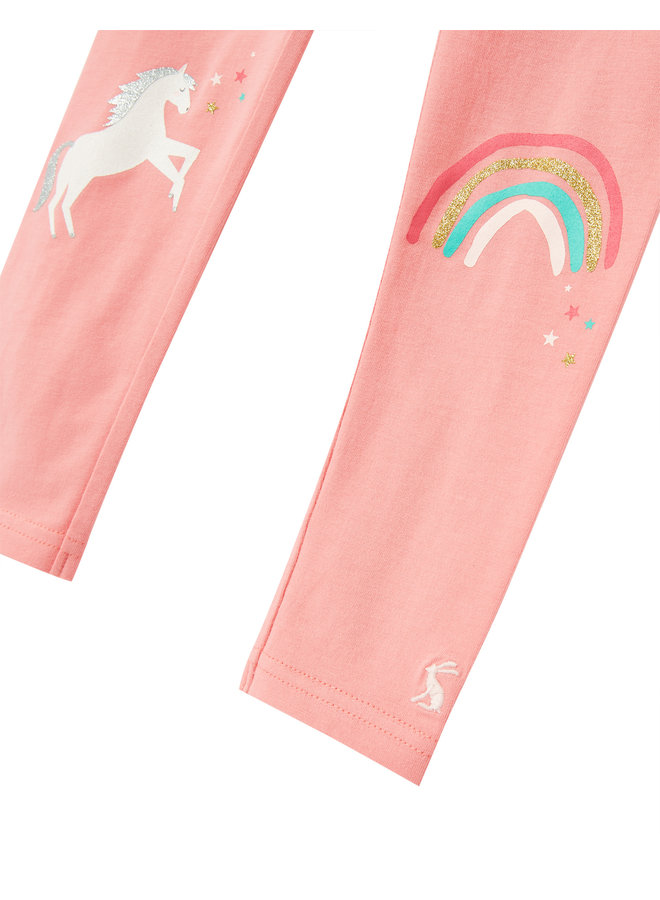 TOM JOULE Leggings Emilia Luxe Regenbogen und Einhorn Print