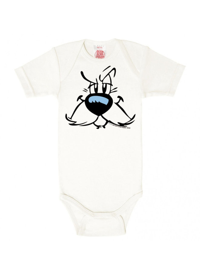 LOGOSHIRT Baby Body Idefix weiß