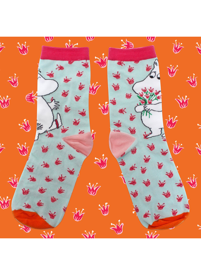 House of Disaster Socken Mumin "Bouquet" mit schönem Print