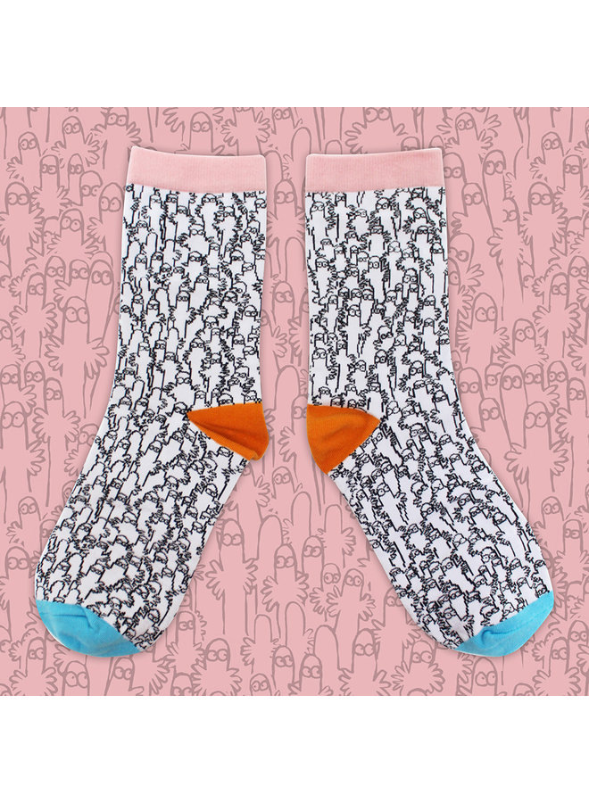 House of Disaster Socken Mumin Hattifatteners mit schönem Print