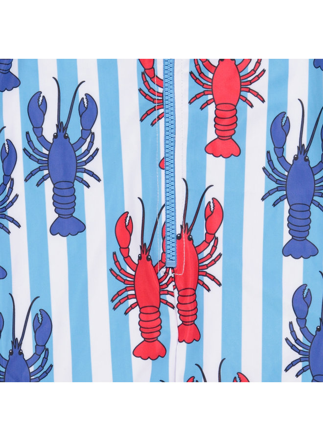 SMAFOLK Schwimmanzug Hummer Krabbe UV Schutz Badeanzug