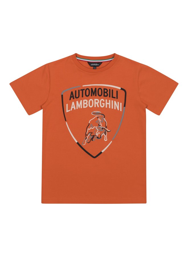 Automobili Lamborghini T-Shirt Logoprint orange