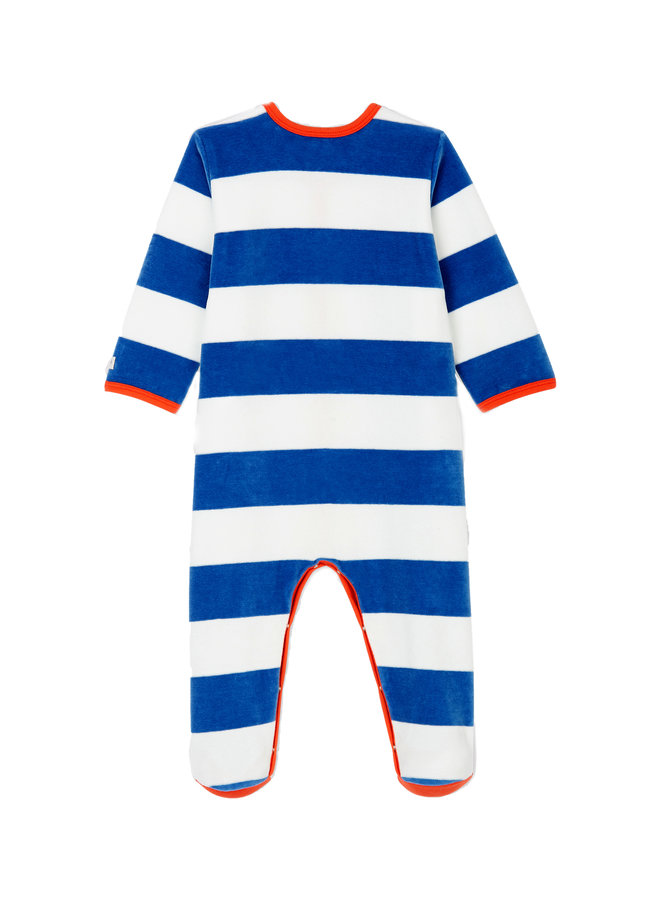 Petit Bateau Nicky Strampler mit Blockstreifen