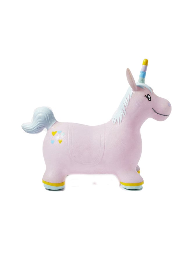 SUNNYLIFE Hüpftier Einhorn / Unicorn in geöffneter, leicht beschädigter Verpackung