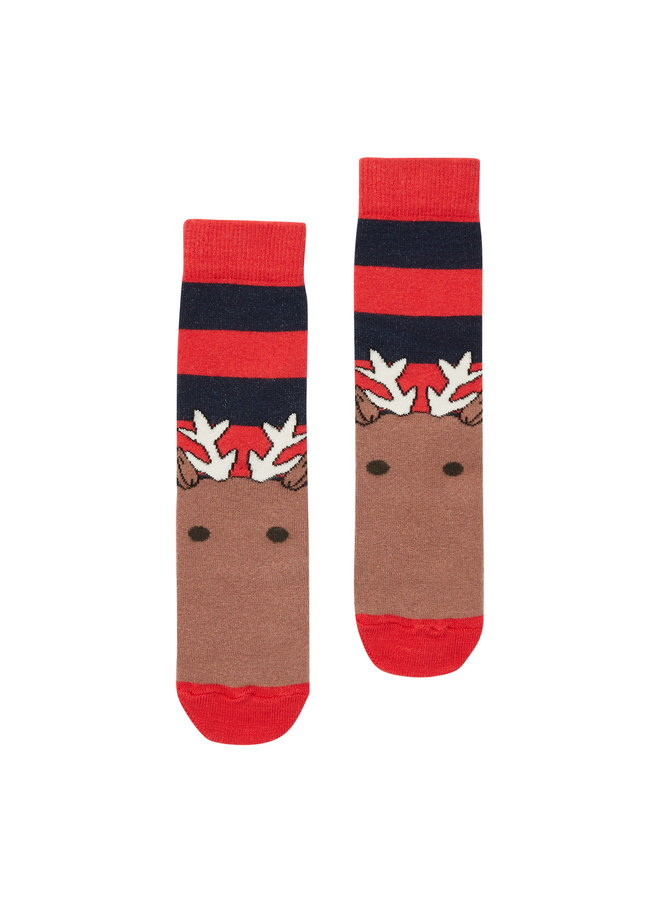 TOM JOULE Socken Festive Eat Feet Rentier