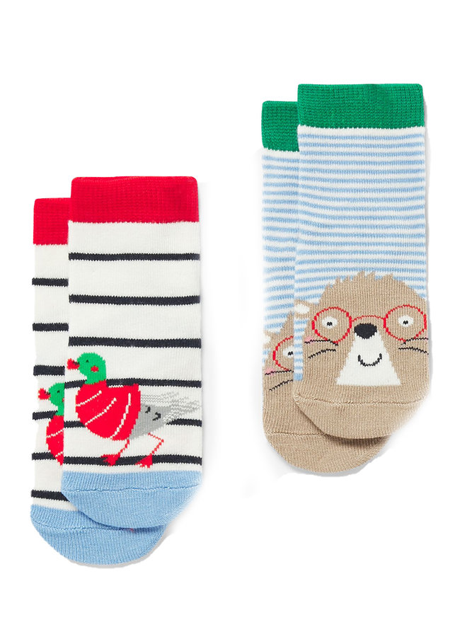 TOM JOULE Neat Feet 2er-Pack Motiv-Socken