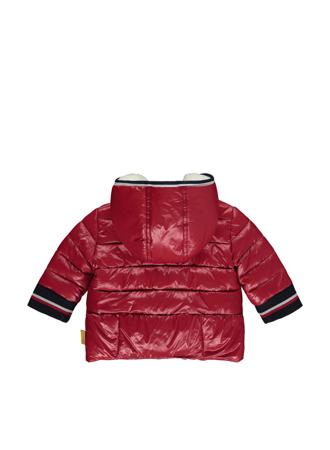 Steiff Baby leichte und weiche Winter-Steppjacke tango red