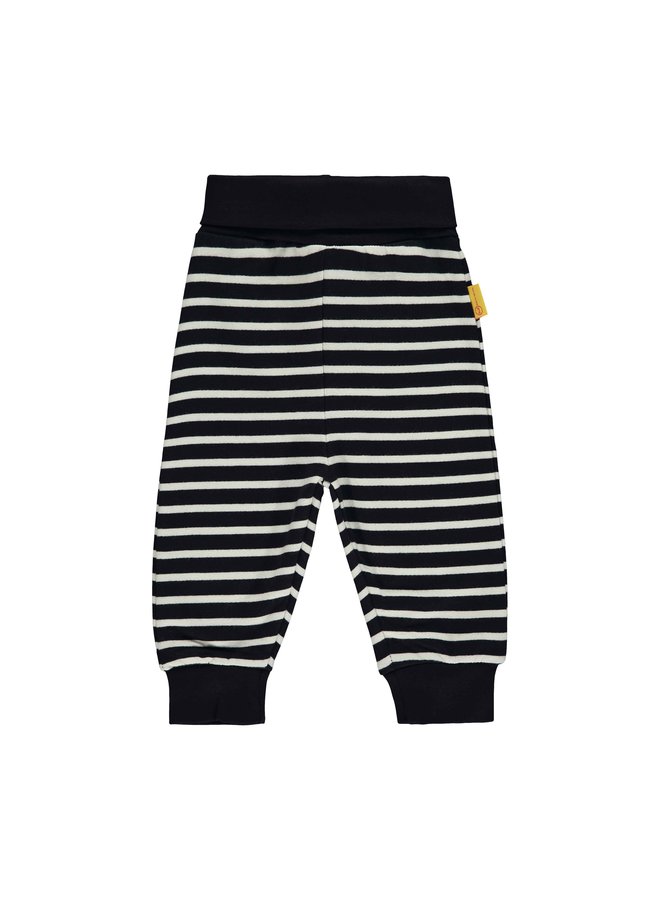 Steiff Baby Jogginghose marine weiß