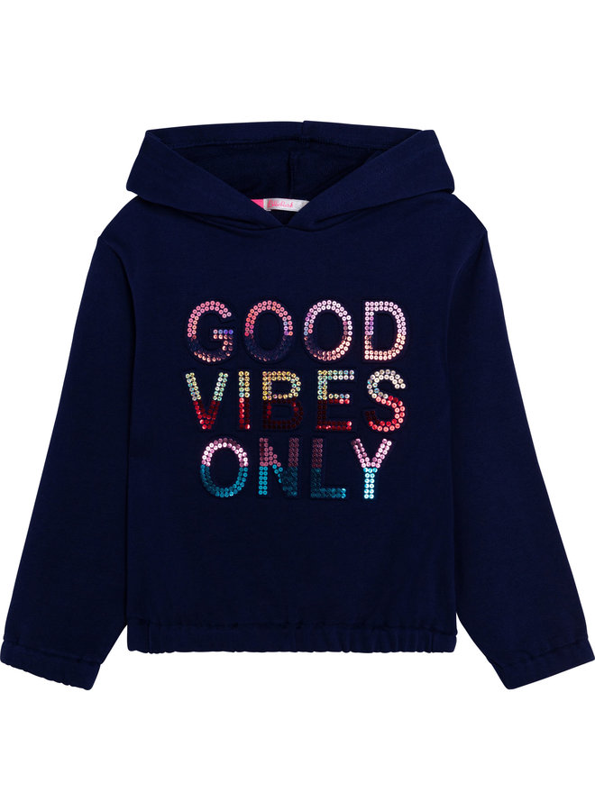 Billieblush Hoody Good Vibes Only