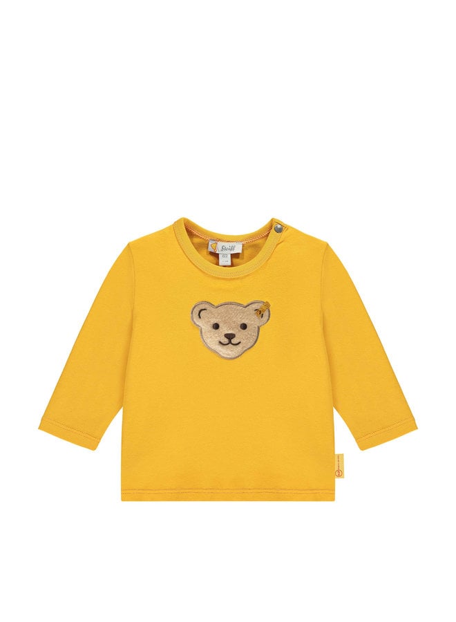 Steiff Baby Langarmshirt goldgelb