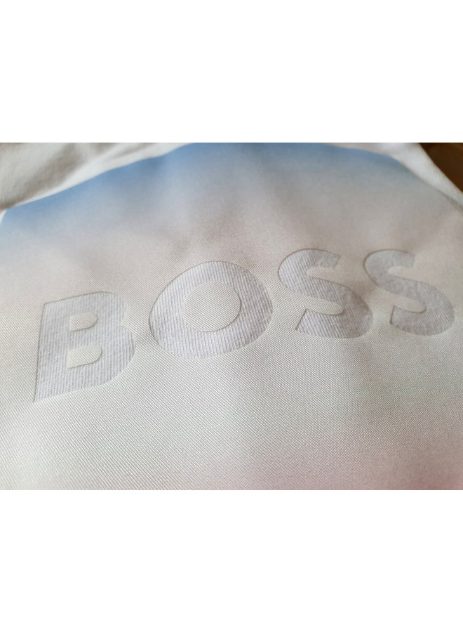 HUGO BOSS Mädchen T-Shirt weiß mit großem Logo