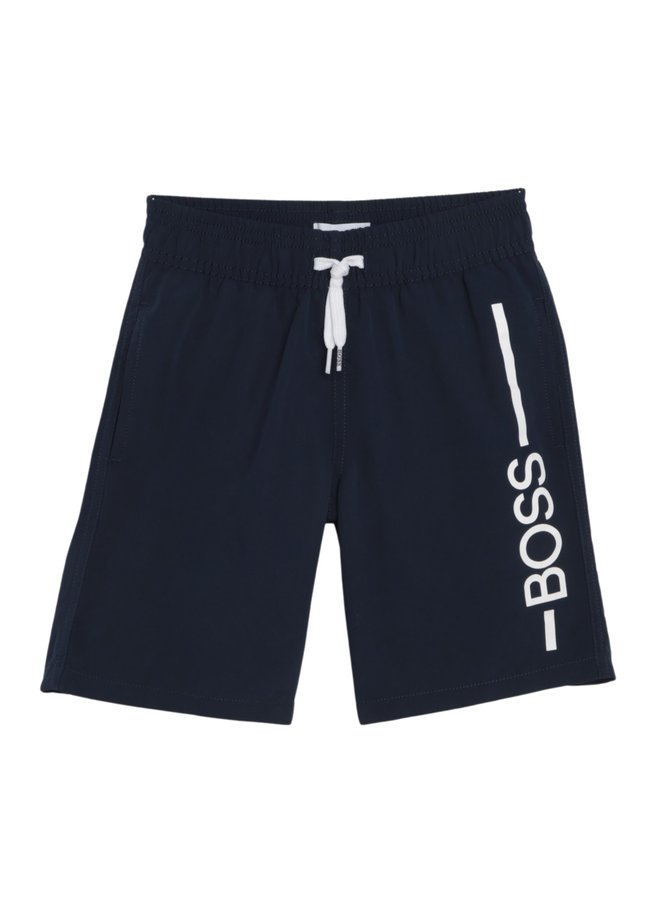 HUGO BOSS Surfershorts navy  mit  Logo