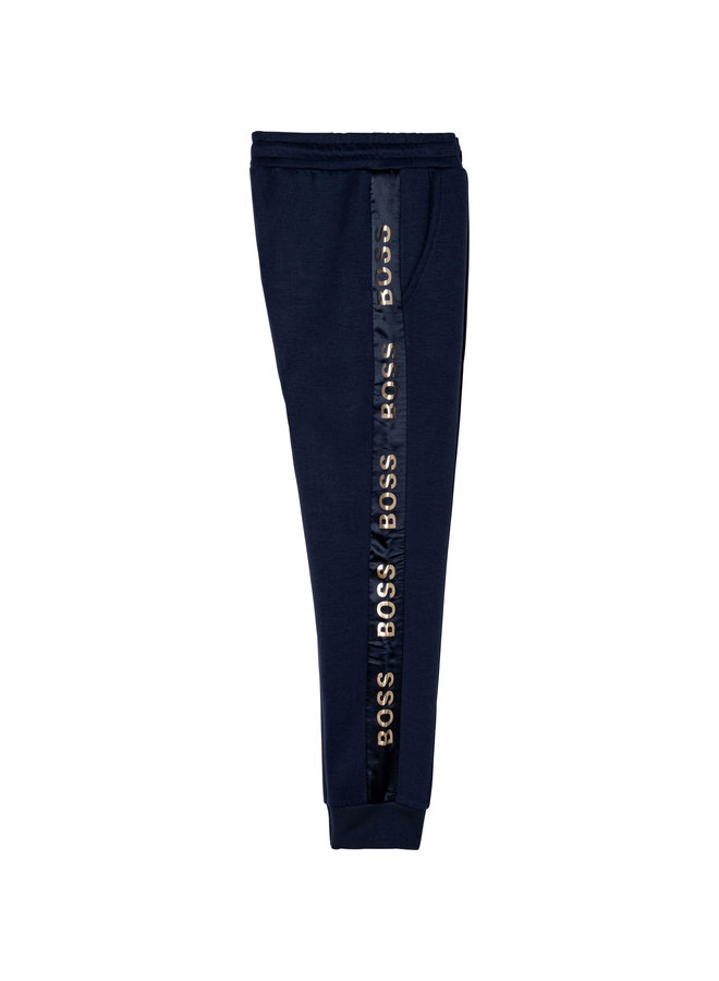 HUGO BOSS Mädchen Jogginghose navy gold