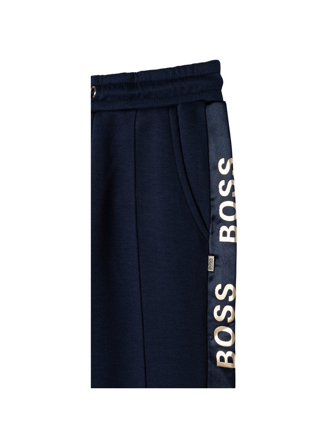 HUGO BOSS Mädchen Jogginghose navy gold