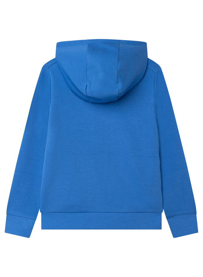 HUGO BOSS Kinder Kapuzen-Sweatshirt himmelblau mit Logo Print