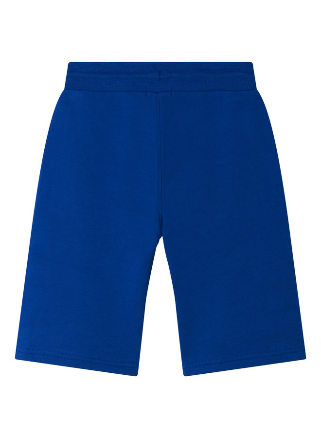 HUGO BOSS Bermuda Shorts blau electric blue mit Reißverschluss