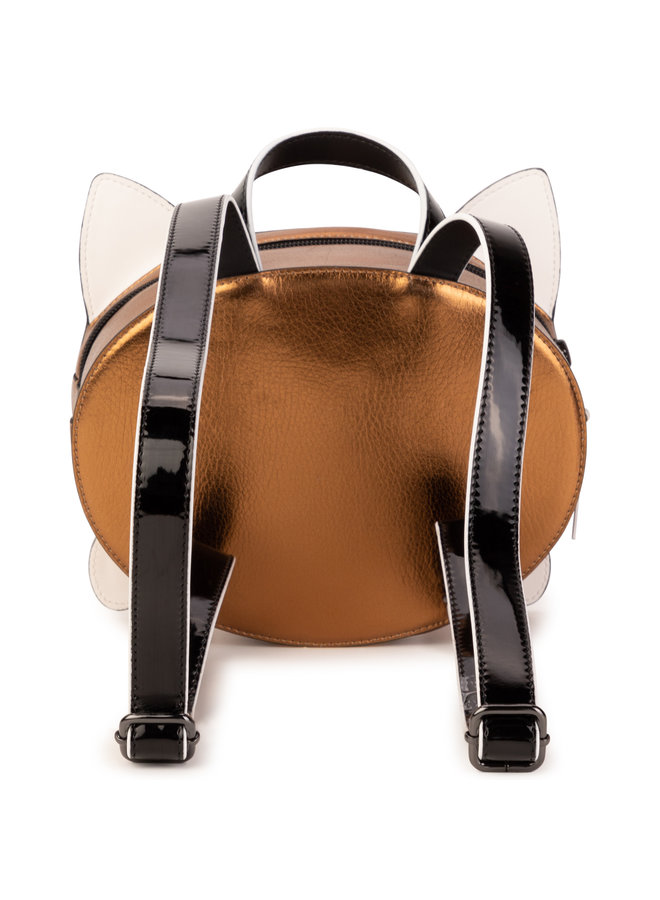 KARL LAGERFELD KIDS Rucksack Katze Choupette weiß bronze