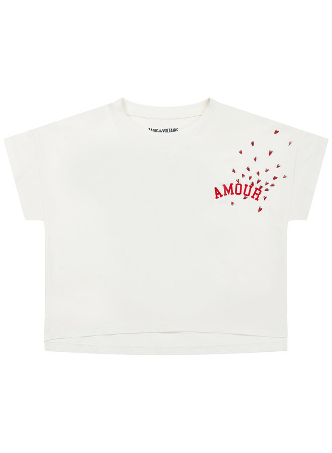 Zadig & Voltaire T-Shirt off-white College Print