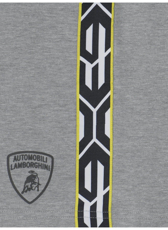 Automobili Lamborghini Kidswear  "63"  Tracksuit Shorts in grau für Jungs