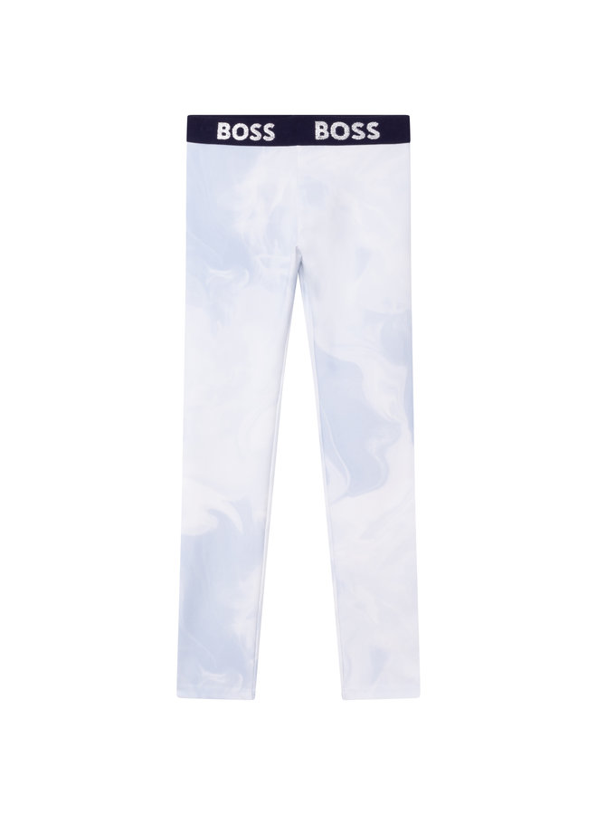 HUGO BOSS Kinder komfort Leggings in blau Gr. 6-16 Jahre