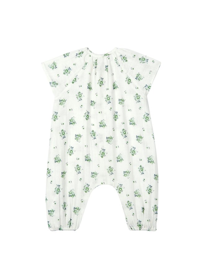 Petit Bateau Overall aus Bio- Baumwoll-Gaze mit Blumenprint