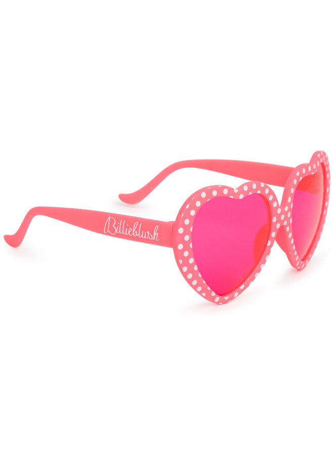 BILLIEBLUSH  Sonnenbrille Herz pink