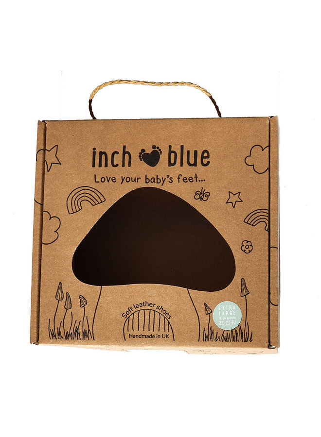 Inch Blue Baby Schuhe / Krabbelschuhe - Gänseblümchen