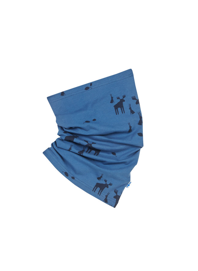 Finkid Tuubi Twist blau (real teal) Allover Tierprint