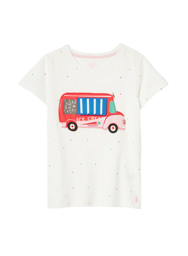 TOM JOULE T-Shirt Chomp mit Eiswagen Motiv für Mädchen