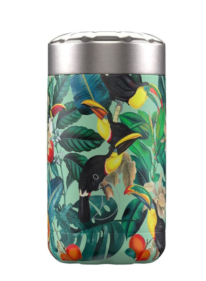 Chilly's Thermobehälter wiederverwendbar 500ml Tropical Edition Tukan