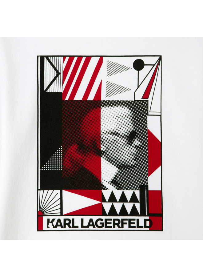 KARL LAGERFELD KIDS Longsleeve Karl Lagerfeld mit geometrischen Formen
