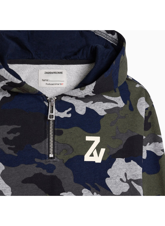 Zadig & Voltaire Kapuzenpullover Camouflage