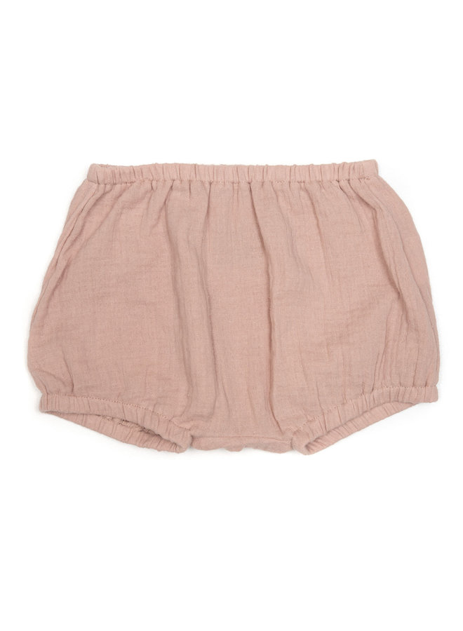 HUTTELiHUT Shorts BAGGY rosa aus Baumwollmusselin