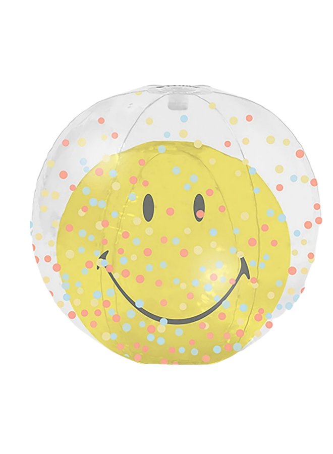 SUNNYLIFE Beach Ball  SMILEY Fröhlichkeit und Positivität