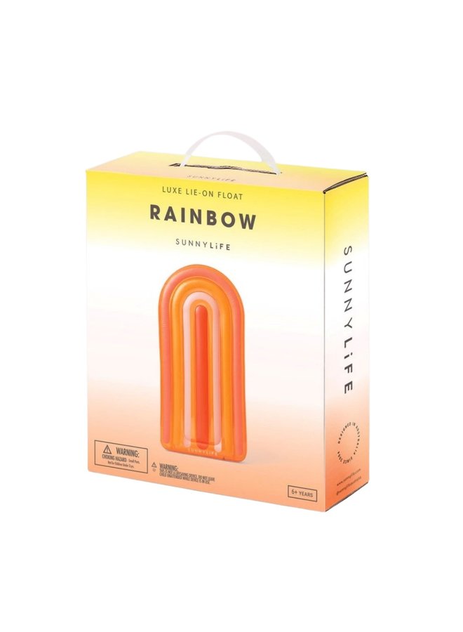 SUNNYLIFE Luxe Luftmatratze Regenbogen - Rainbow