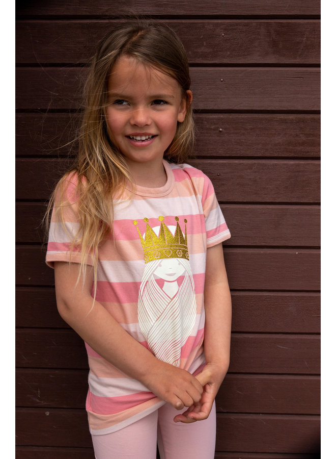 Danefae T-Shirt rosa Prinzessin