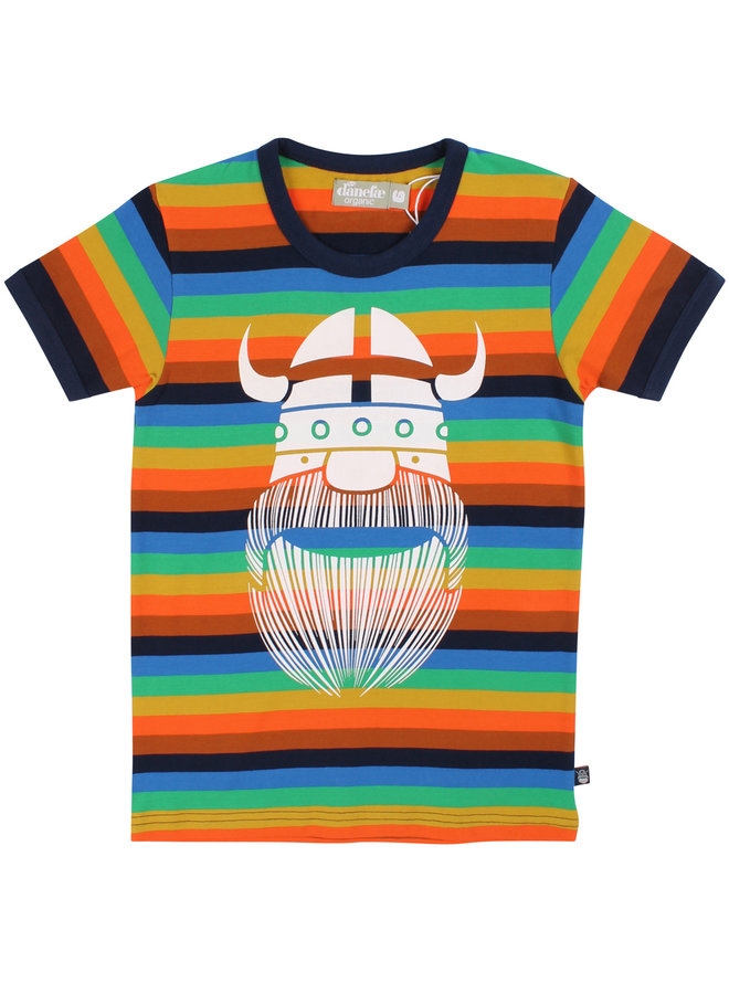 Danefae T-Shirt bunte Streifen Wikinger Erik