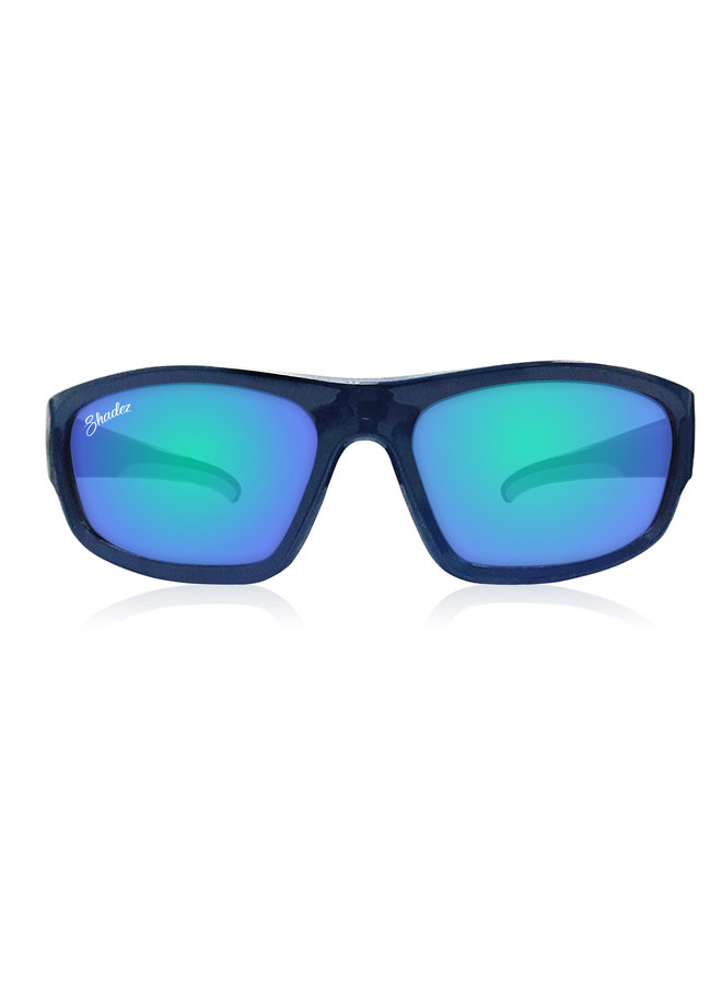 SHADEZ Sport Sonnenbrille Designer Blau