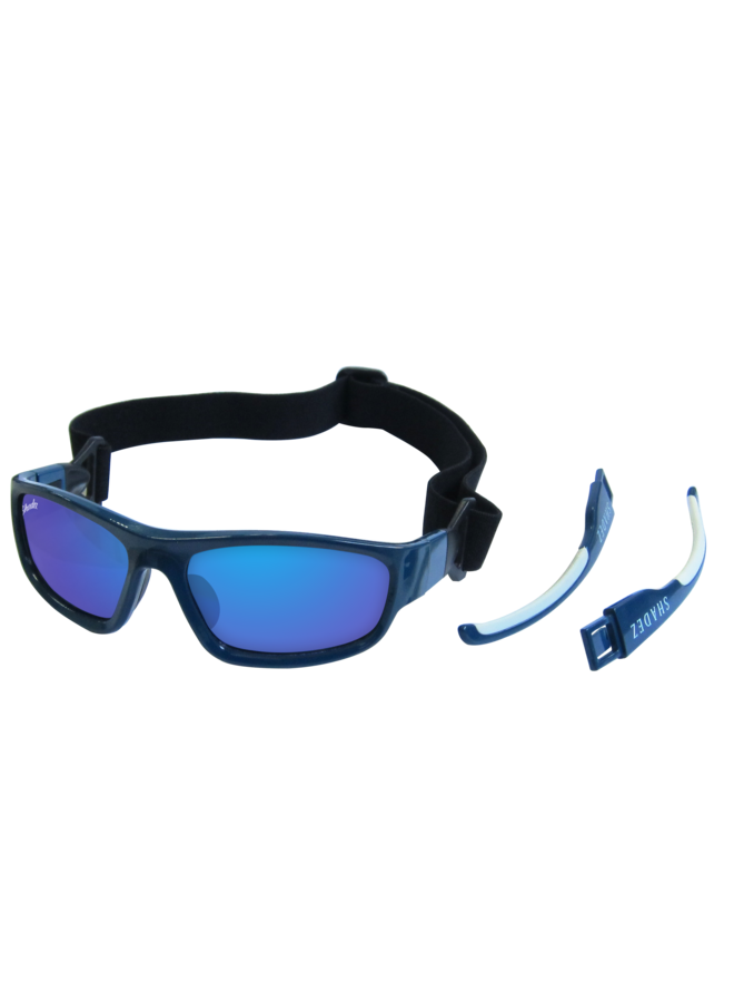 SHADEZ Sport Sonnenbrille Designer Blau